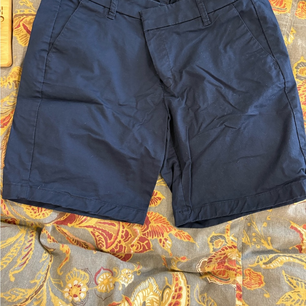 J. Crew Navy Chino Shorts 9”
